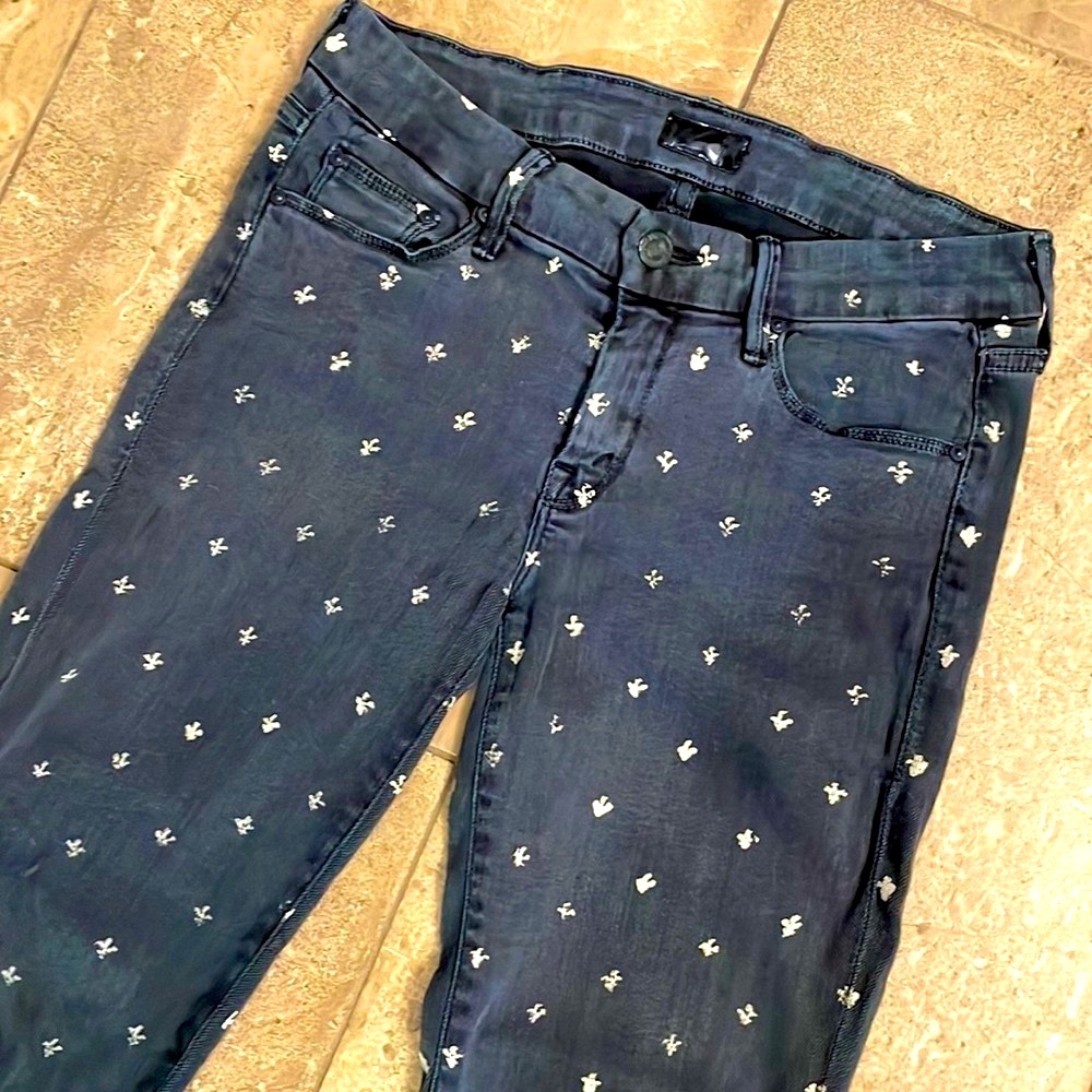 ❤️ MOTHER The Looker Ankle Zip Skinny Jeans 27